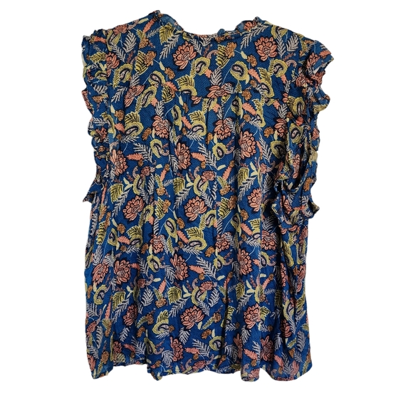 NWT Knox Rose Flutter Sleeve Flowy Floral Top Size XXL - Picture 5 of 13